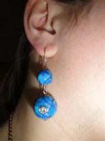 Лот: 396407. Фото: 2. Изделия из полимерной глины,серьги... Ювелирные изделия, бижутерия, часы