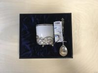 Лот: 13409914. Фото: 2. Набор серебро Чашка кофейная... Ювелирные изделия, бижутерия, часы