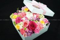 Лот: 7258864. Фото: 5. FlowerBox (роза, вибурнум, гиацинт...