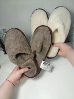 Лот: 9548495. Фото: 4. Тапочки. Тапки домашние. Шерсть... Красноярск