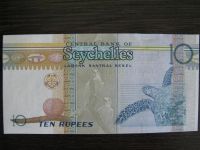 Лот: 4570117. Фото: 2. Сейшельские острова 10 рупий 2013... Банкноты