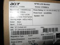 Лот: 1007299. Фото: 2. монитор ACER 19''. Мониторы, проекторы