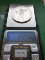 Лот: 18288401. Фото: 7. Мексика 25 песо 1968 г.,UNC,серебро...