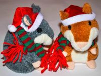 Лот: 2986415. Фото: 2. Новогодний Говорящий Хомяк Повторюшка... Игрушки