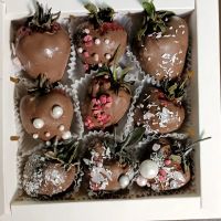 Лот: 25440944. Фото: 2. 🍓 Лот 1 из 5. Клубника в шоколаде... Кондитерские изделия, конфеты