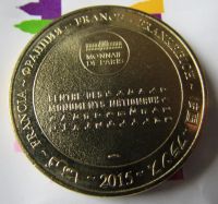 Лот: 11442430. Фото: 2. Франция 2015 жетон медаль Париж... Значки, медали, жетоны