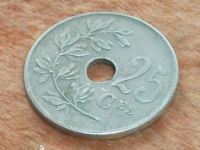 Лот: 10906331. Фото: 6. Монета 25 цент Бельгия 1908 франц...