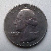 Лот: 4088742. Фото: 2. монета 1978 четвертак USA Liberty. Монеты