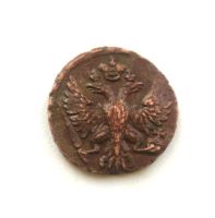 Лот: 15135688. Фото: 2. Денга 1749 года Оригинал. Монеты