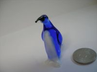 Лот: 11462947. Фото: 3. Фигурка стеклянная Пингвин цветное... Красноярск