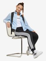 Лот: 25547914. Фото: 3. Брюки для девочек adidas, Черный. Одежда, обувь, галантерея