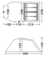 Лот: 17931863. Фото: 2. Палатка 4-х местн. Greenell Орегон... Туризм