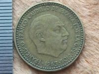 Лот: 10350357. Фото: 8. Монета 1 песета одна Испания 1963...