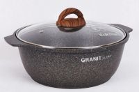 Лот: 18706943. Фото: 2. Кастрюля-жаровня Кукмор Granit... Посуда, кухонная утварь