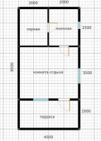 Лот: 15221126. Фото: 3. Баня 4х6 с террасой 2х4 из обрезного... Строительство и ремонт