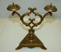 Лот: 11775748. Фото: 2. Подсвечник на две свечи (Q693). Антиквариат