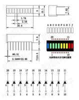 Лот: 12236632. Фото: 4. Линейный светодиодный 10 - сегментный...