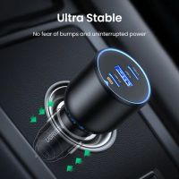 Лот: 21636690. Фото: 7. Автозарядка UGREEN CD293 2*USB-C...