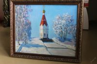 Лот: 5638620. Фото: 3. картина "Часовня Параскевы Пятницы... Ручная работа