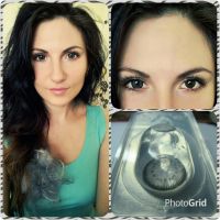 Лот: 8827586. Фото: 2. Серые кукольные линзы в наличии... Оптика