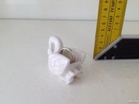 Лот: 9301813. Фото: 3. Статуэтка Лебедь мини вазончик. Коллекционирование, моделизм