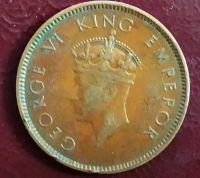 Лот: 19362486. Фото: 2. Индия (Британская) 1/4 анны 1939... Монеты