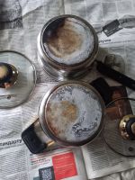 Лот: 25708063. Фото: 3. Кастрюля и сотейник с крышками... Домашний быт