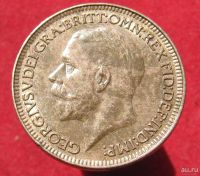 Лот: 13773694. Фото: 2. Британия 1 фартинг 1928 год. Отличный... Монеты