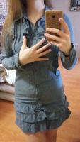 Лот: 7027281. Фото: 2. Платье джинсовое Kira Plastinina. Женская одежда