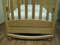 Лот: 14147457. Фото: 5. Кроватка детская из натурального...