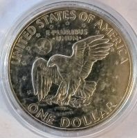 Лот: 25896175. Фото: 2. США_Лунный 1 доллар 1971 год S-Сан-Франциско... Монеты