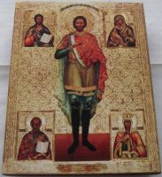 Лот: 13236766. Фото: 3. икона святой благоверный князь... Коллекционирование, моделизм