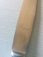 Лот: 19995717. Фото: 7. Ножи столовые СССР, 6 штук с костяными...