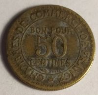 Лот: 15945748. Фото: 2. Франция. 50 сентим. 1927г. Монеты
