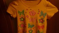 Лот: 9089674. Фото: 2. футболка детская (б/у)желтая. Одежда и аксессуары