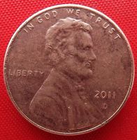 Лот: 4615165. Фото: 2. (№3521) Щит - 1 цент 2011 (США... Монеты