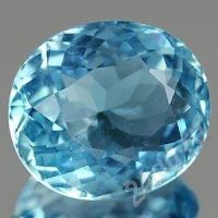 Лот: 359927. Фото: 2. Рельефный натуральный аквамарин... Ювелирные изделия, бижутерия, часы