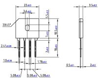 Лот: 19854443. Фото: 3. диодный мост GBU15M Hottech, 15A... Красноярск
