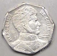 Лот: 1582934. Фото: 2. Чили. 1 песо 2003г. Необычная... Монеты