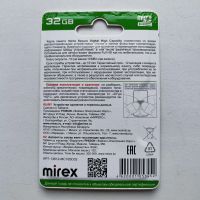 Лот: 25768477. Фото: 2. Карта памяти microsd 32 Гб. Носители информации