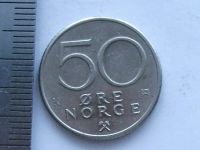 Лот: 8632559. Фото: 2. Монета 50 эри оре ери Норвегия... Монеты