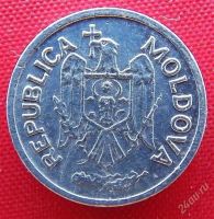Лот: 2935531. Фото: 2. (№2891) 1 бань 1993 (Молдавия). Монеты