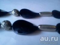 Лот: 9523467. Фото: 2. бусы чёрные. Ювелирные изделия, бижутерия, часы