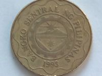 Лот: 16071722. Фото: 2. Монета Филиппин 5 писо, 1997... Монеты