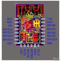 Лот: 13373396. Фото: 2. WIFI модуль ESP-12F на базе ESP8266... Радиодетали  (электронные компоненты)