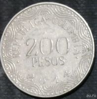 Лот: 13773897. Фото: 2. Экзотика с рубля (18403) Колумбия. Монеты