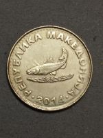 Лот: 24581937. Фото: 2. 2 денара 2014 г. Македония. Рыба... Монеты