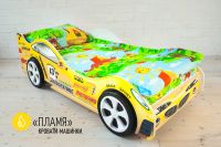 Лот: 8602886. Фото: 2. Кровать-машинка "Пламя". Детская мебель