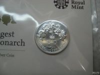 Лот: 9984996. Фото: 2. Великобритания, 20 фунтов 2015... Монеты