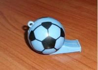 Лот: 10321442. Фото: 2. Свисток футбольный мяч синий пластик... Игрушки